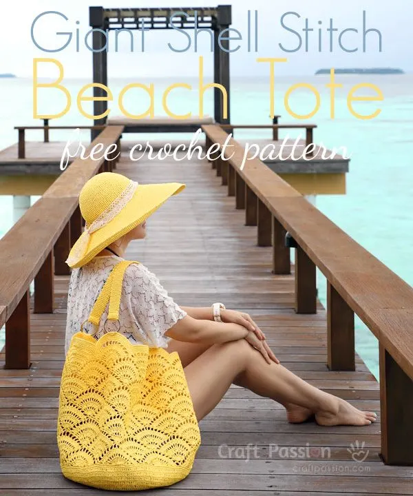 beach tote crochet pattern
