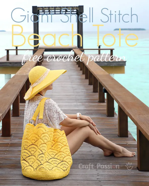 beach tote crochet pattern