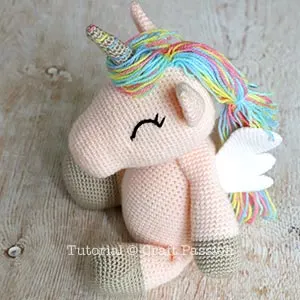 unicorn with colorful mane