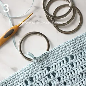 blue diamond stitch beach tote