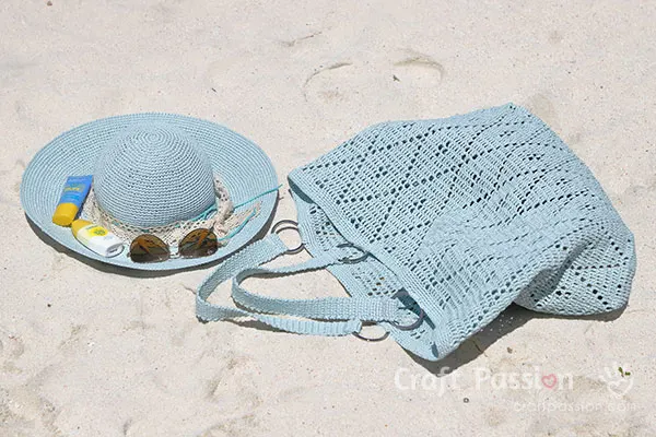 beach hat bag crochet pattern