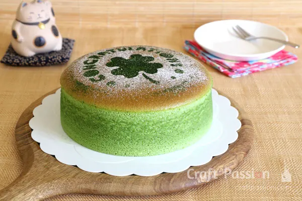 matcha japanese cheesecake