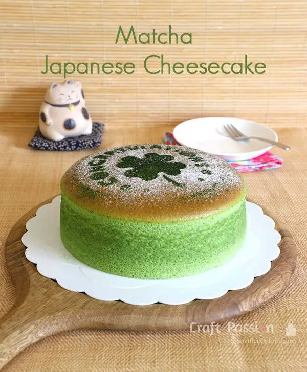 Matcha Japanese Cheesecake