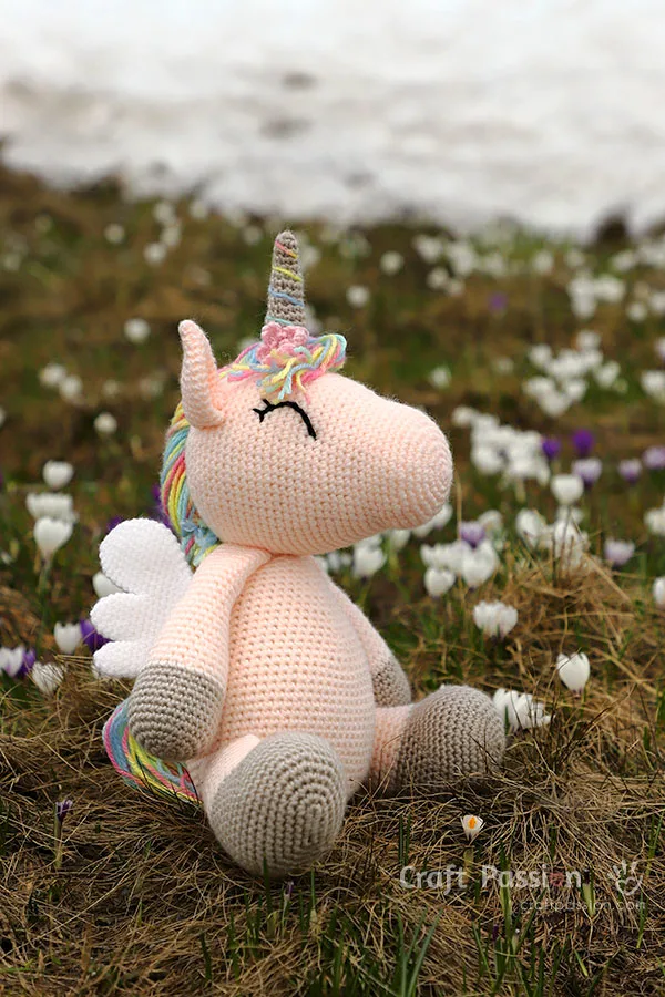 winged unicorn amigurumi pattern