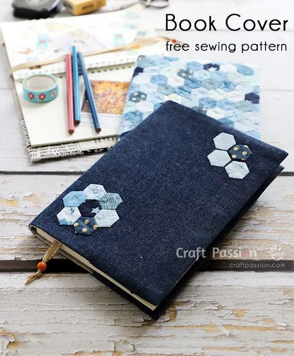 fabric book cover
