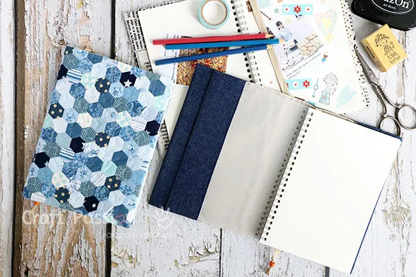 hexagon quilt book cover