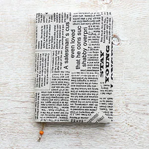 fabric book cover tutorial