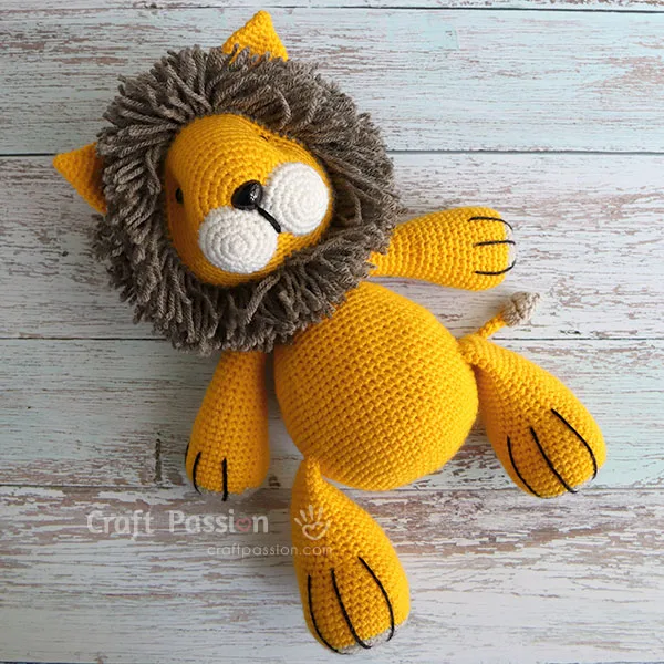 lion amigurumi crochet pattern