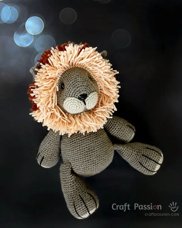 lion amigurumi crochet pattern