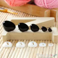 Safety Nose (Black), 5 pcs - 8mm, 12mm, 18mm, 22mm, 26mm