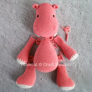 hippo amigurumi crochet pattern