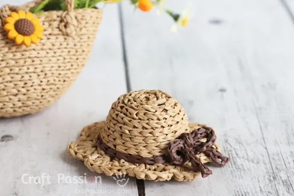 mini sun hat crochet pattern