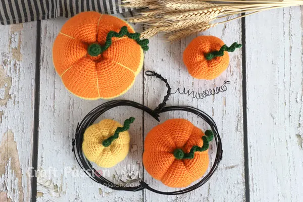 pumpkin amigurumi crochet pattern
