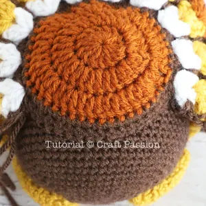 crochet turkey tail