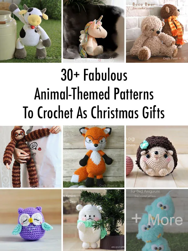 animal-themed patterns to crochet