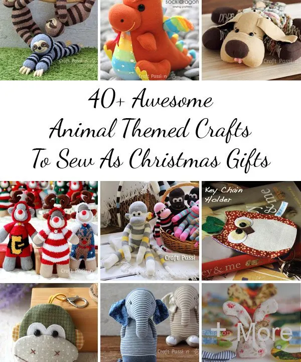animal-themed crafts to sew
