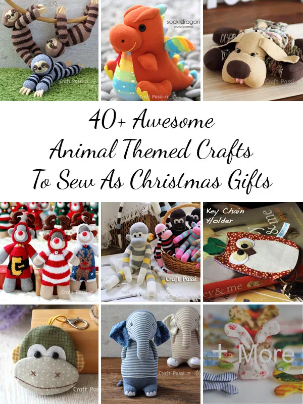animal-themed crafts to sew