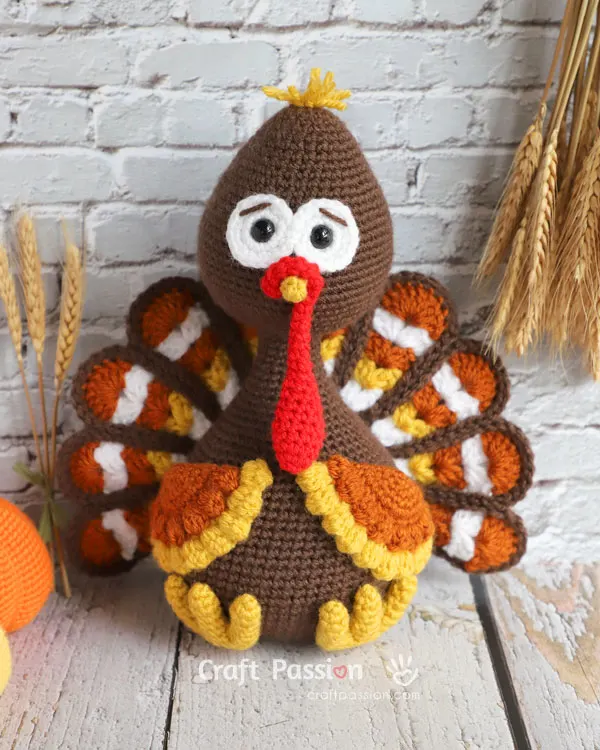 thanksgiving turkey amigurumi