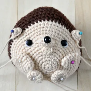 crochet hedgehog