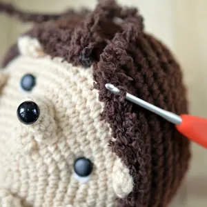 crochet hedgehog