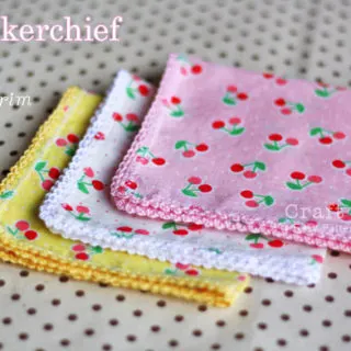 Lace Trim Handkerchief