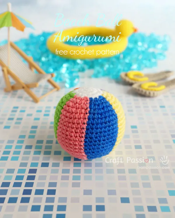 beach ball amigurumi