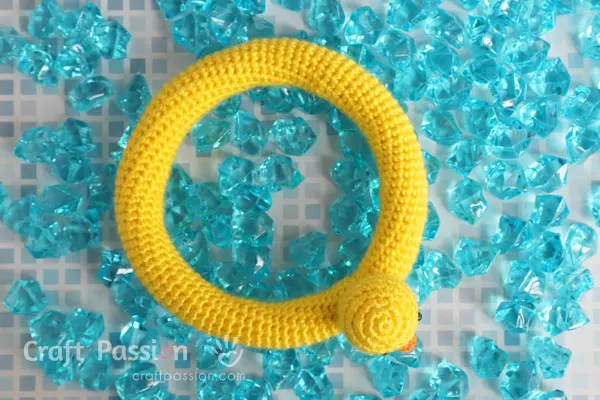 duck swimming buoy amigurumi pattern