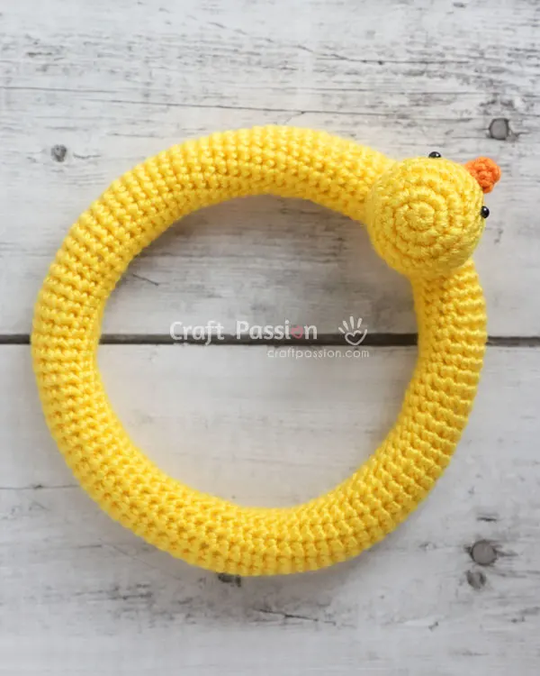 duck swimming buoy amigurumi pattern