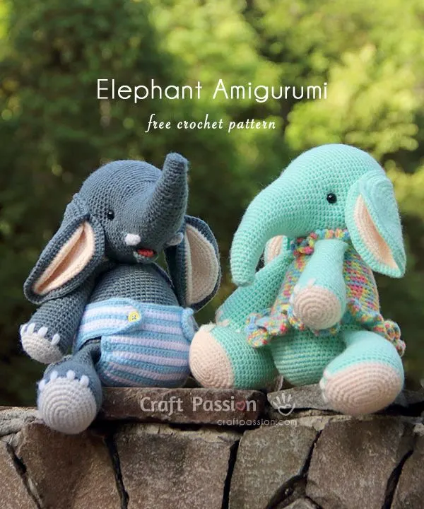 crochet elephant pattern