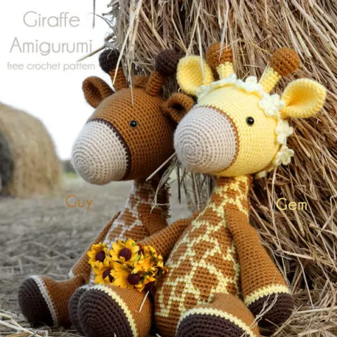 Giraffe Amigurumi Crochet Pattern