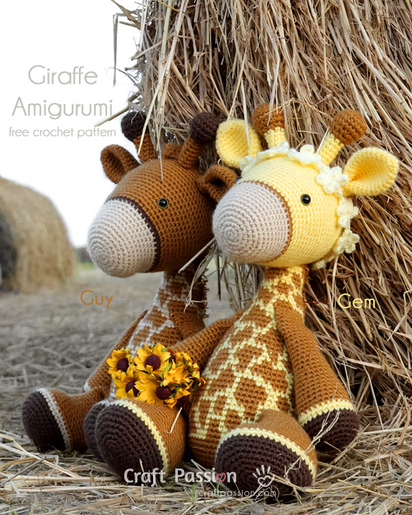 Giraffe Amigurumi Crochet Pattern