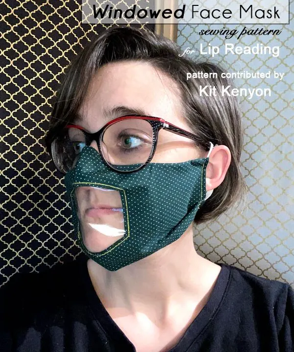 Vinyl Windowed Face Mask