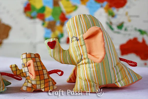 free animal stuffed animal sewing pattern