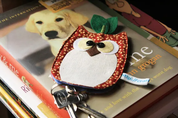 owl key pouch