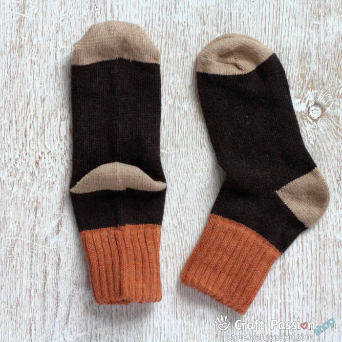Folded Rib Wool Socks