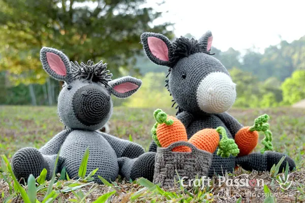 donkey amigurumi free pattern
