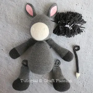 donkey amigurumi