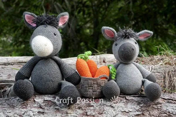 donkey amigurumi crochet pattern