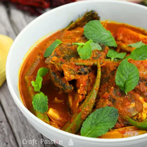 tamarind fish head curry