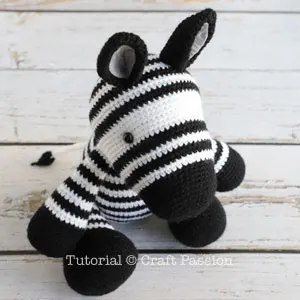 zebra amigurumi
