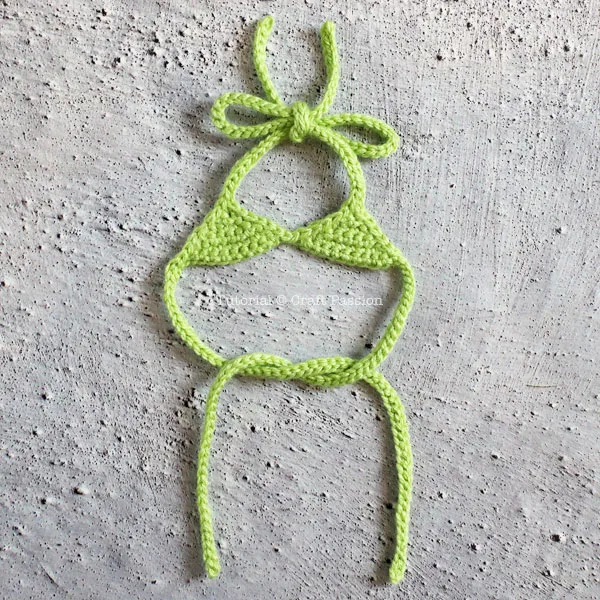 bikini top crochet pattern