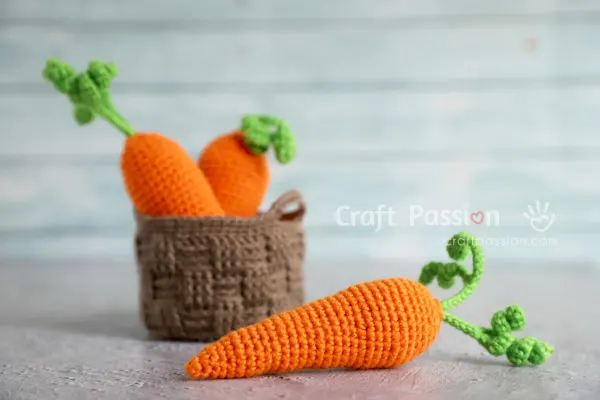 carrot amigurumi crochet pattern
