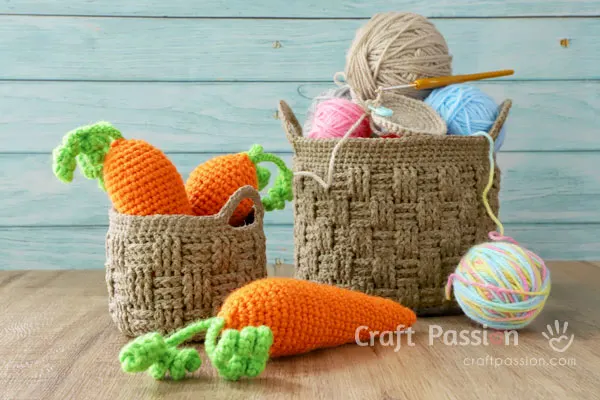 woven basket crochet pattern