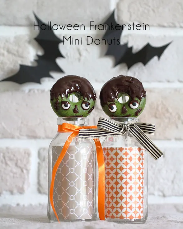 frankenstein halloween donuts