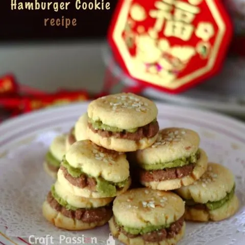 hamburger cookies