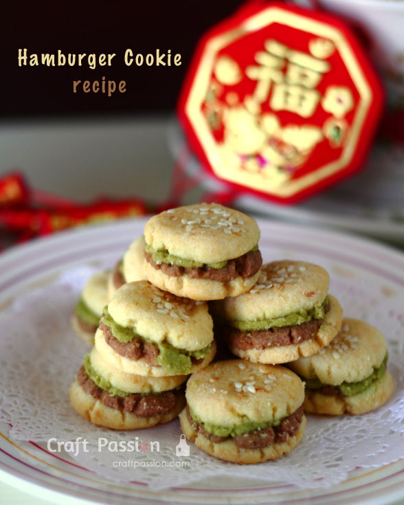 hamburger cookies