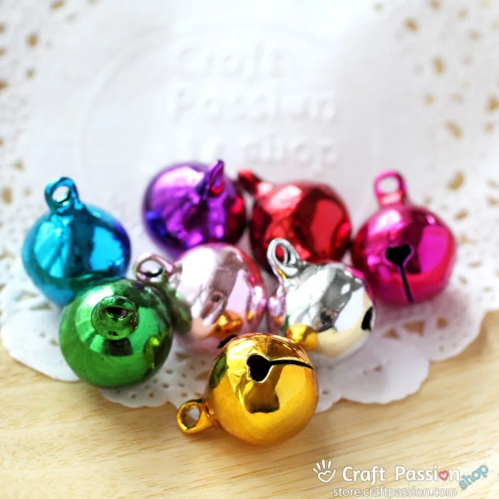 Jingle Bell, 1/2" - Random Color [4 pcs / pack]
