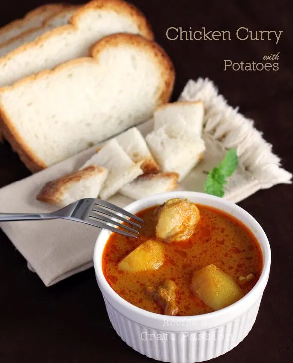 My mom's creamy coconut chicken curry recipe with coconut milk that is a versatile meal for all occasions, an easy dish with a free & detailed recipe.