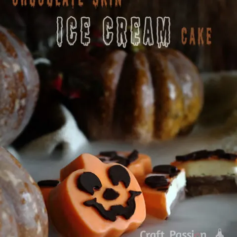 CHOCOLATE-COATED ICE CREAM CAKE RECIPE