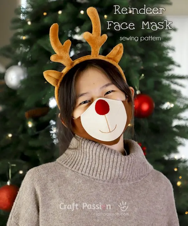 reindeer face mask